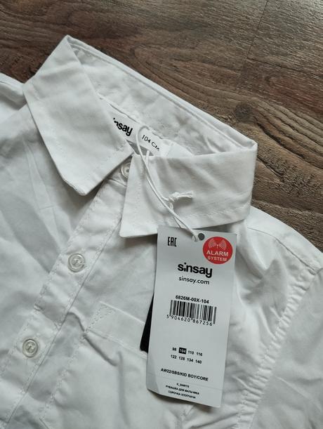 Biela košeľa sinsay, sinsay,104