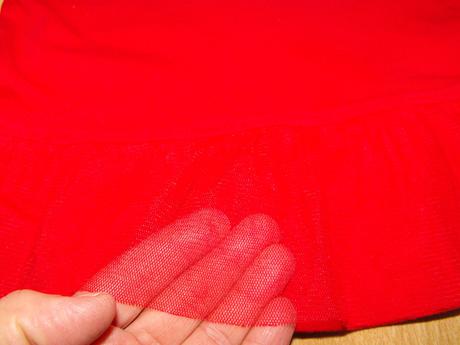 Šatky s tylovým volánikom england, young dimension,92