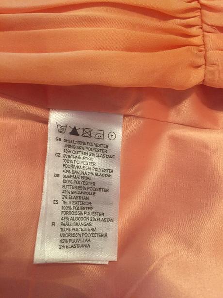 Riasené šaty, h&m,38