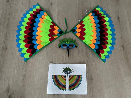 Karnevalova maska papagaj, 