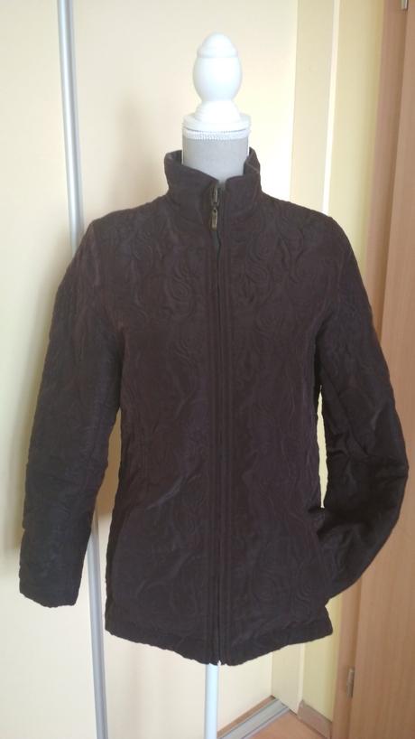 Obojstranná bunda, vetrovka hnedá 40-42, 42