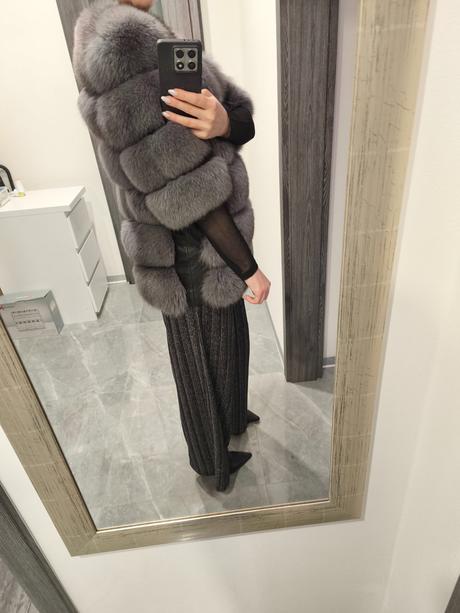 Kozeny kozuch z lisky, s