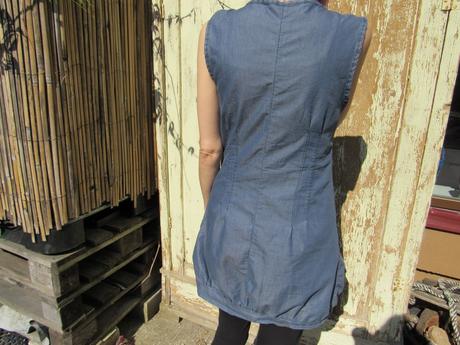 Tenučké šaty s vreckami, m