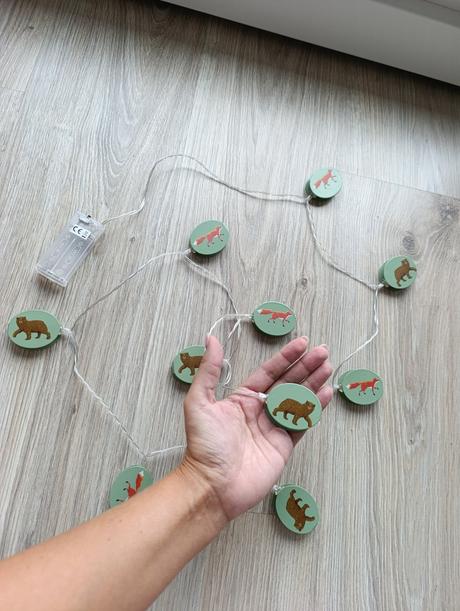 Detská svietiaca reťaz -doplnok do izby, 