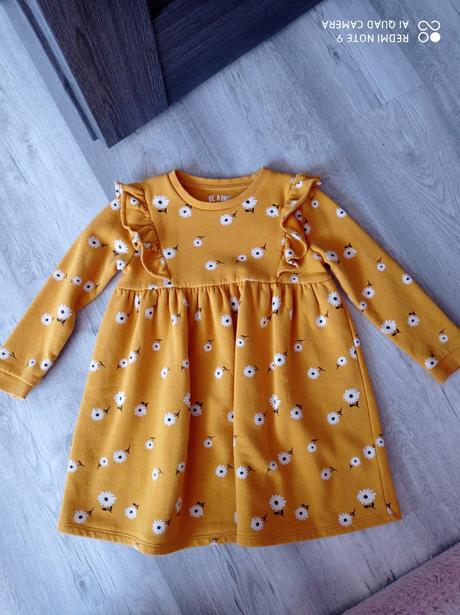 Dievčenské mikinové šaty, f&f,116