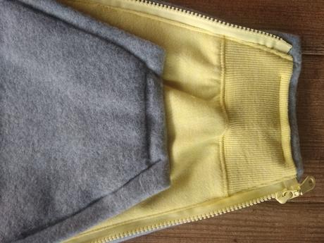 Vsadka do mikiny na nosenie, 