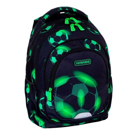 Školský batoh pre 1. stupeň astrabag neon football, 