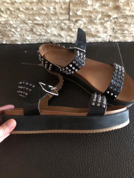 Inuovo kožené štýlové sandále, 40