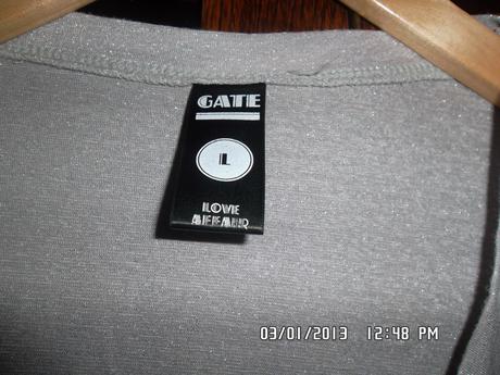 Strieborné tričko, gap,m