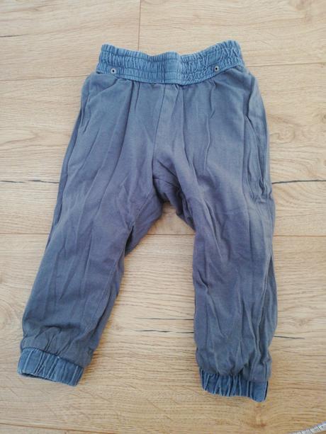 Zatepelné menčestrové nohavice, h&m,86