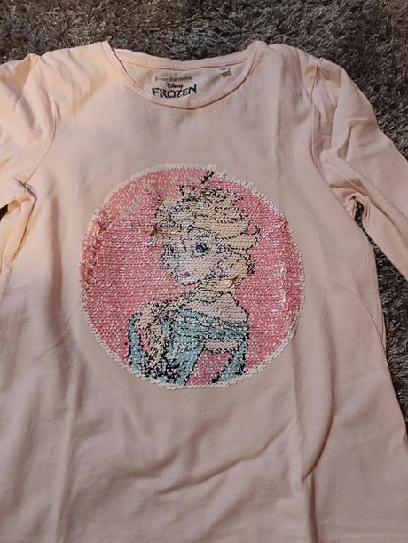 Frozen disney tričko s dlhým rukávom 140, disney,140