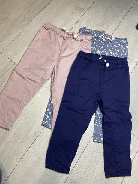 Nove, nenosene, nohavice cislo 92, hm, h&m,92