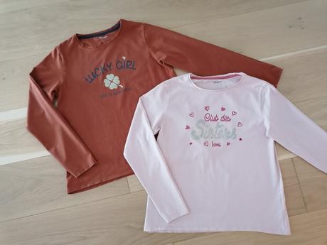 2x tričko, vertbaudet,152
