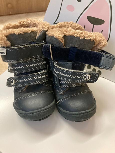 Zateplené čižmy pre chlapca, protetika,22