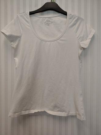 Dámsky biely elastický top, basic, m, m