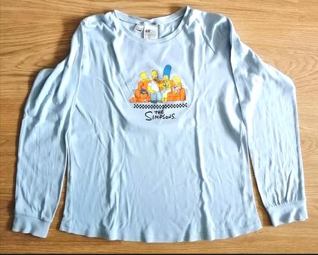 Horný diel pyžama simpsons, veľ. 158/164, h&m,158