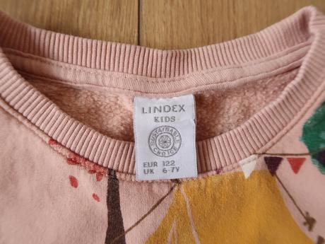 Mikina tunika tričko lindex 122 (6-7r.) top stav, lindex,122