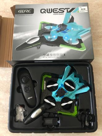Dron, r/c stíhačka v31, qwest, airpower, top stav,