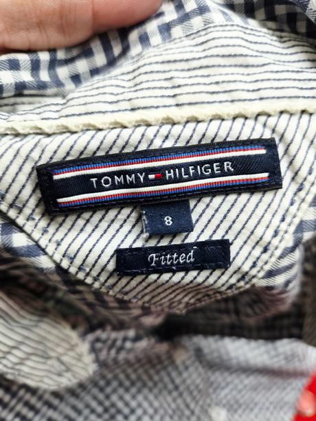 Dámska bavlnená košeľa tommy hilfiger, tommy hilfiger,s