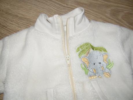 Plyšová bundička - výborný stav, japitex,80