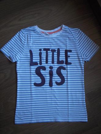 Tričko little sis, h&m,134