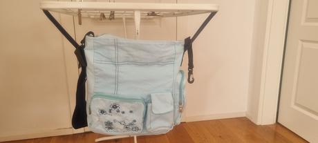 Taška na cestu + prebaľovacia taška,