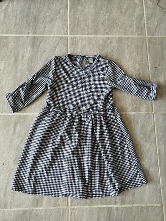 Kockované šaty v134, 8-9 r. zn little kids, 134