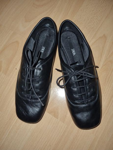 Dámske kožené topánky zara, zara,36