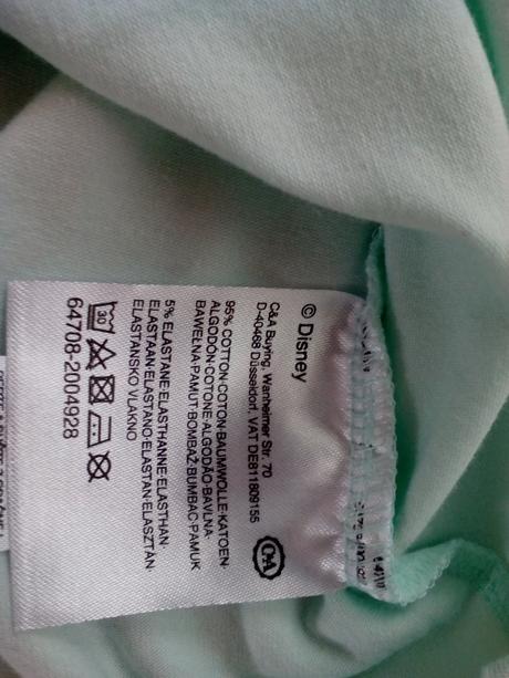 Tricko frozen, c&a,140