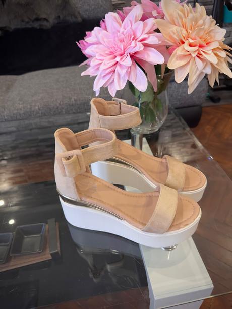 Camel sandálky na plattforme, 38