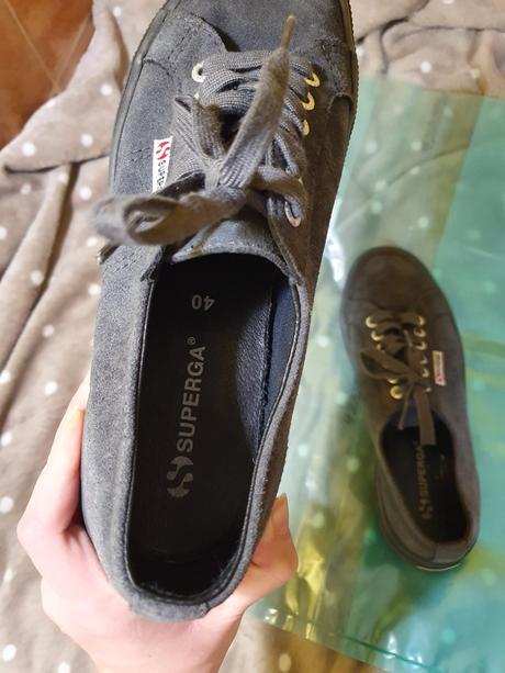 Kožené botasky superga, 40