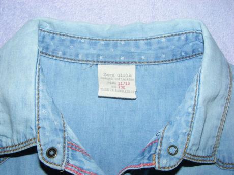 Rifľová košeľa zn. zara, zara,152