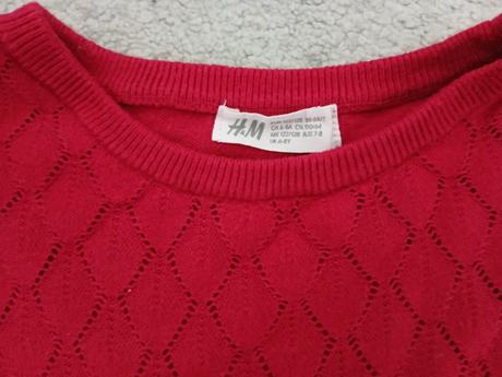 Pletene vianocne saty 122/128, h&m,128