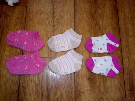 Clenkove ponozky 19 az 22 3pary, 22