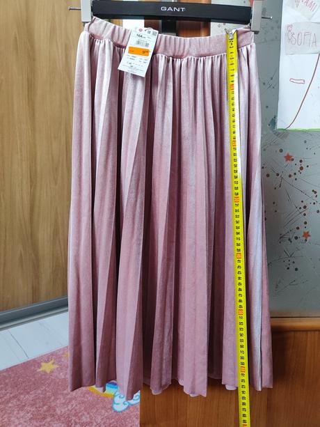 Nová semiš sukňa 164/ 14 r/ xs, 164