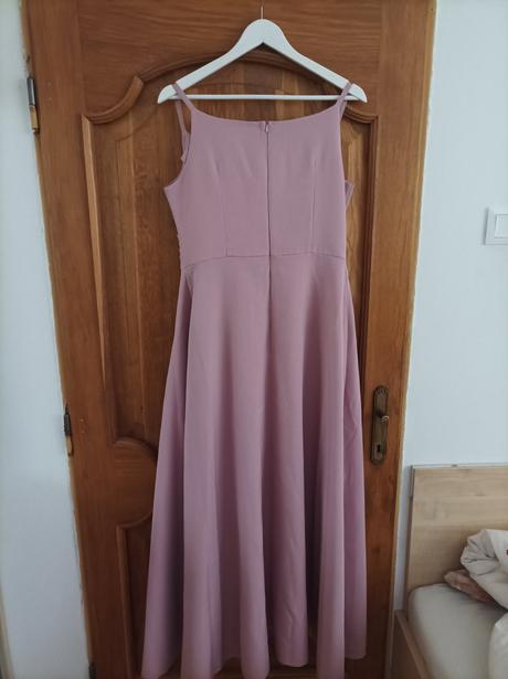 Staroruzove plesové šaty na velke prsia, l