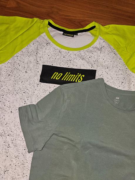 Tričká 3ks, h&m,158