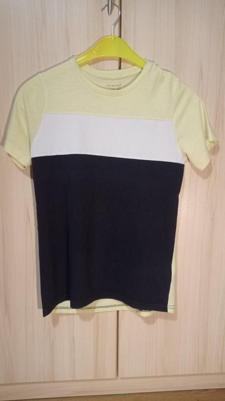 Tričko s krátkym rukávom - trojfarebne, 152