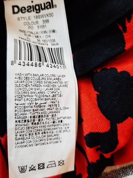 Letné šaty s podšívkou desigual, desigual,m