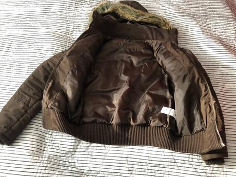 Zimná bunda s kožušinu, 36