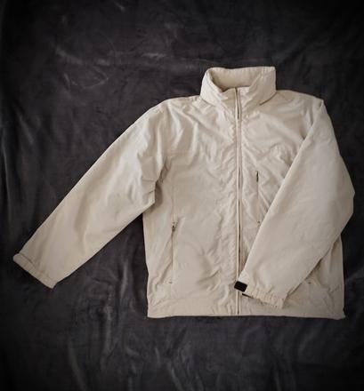 Pánska krémová bunda, s