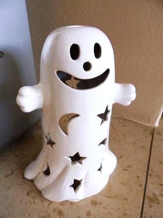 Keramická lampa na sviečku/ lampáš,