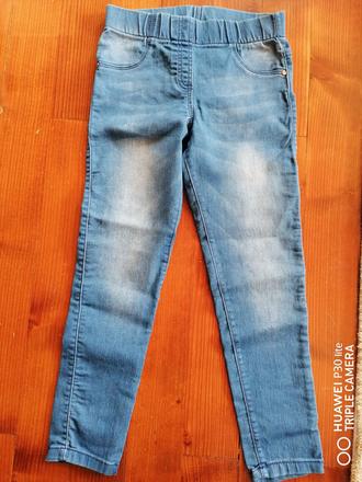 Nenosené elastické rifle 8-9 rokov, f&f,122