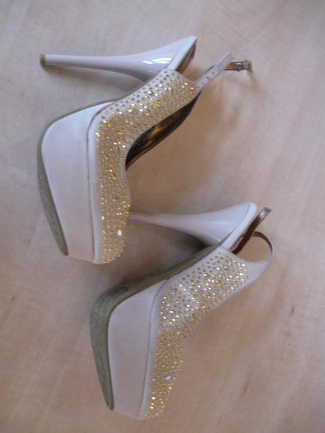 Dámske elegantné topánky na platforme, 13cm opätok, 37