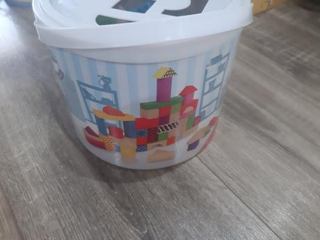 Drevená stavebnica vkladacia, 