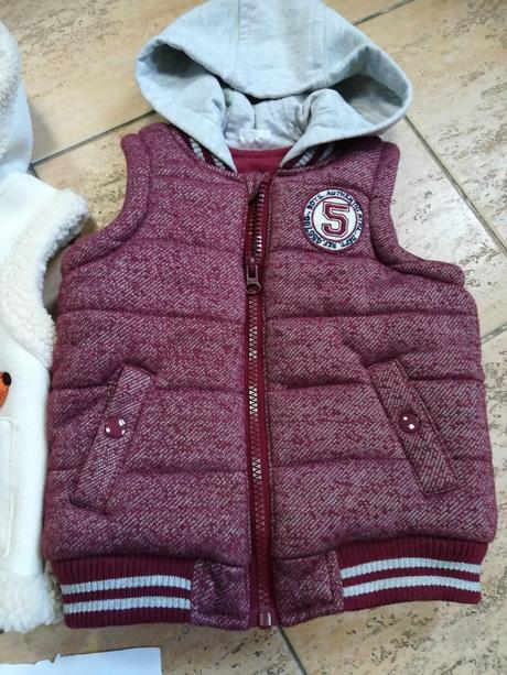 Zateplená vestička, f&f,80