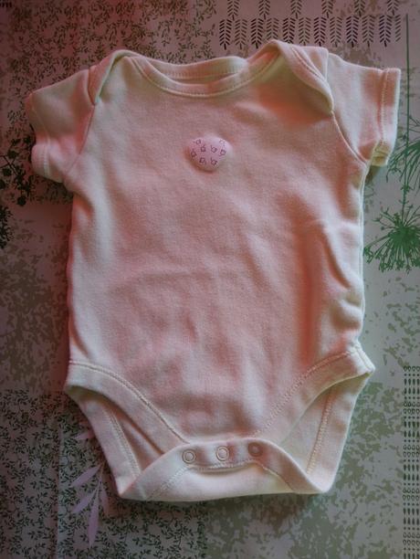 Žlté body so srdiečkom, m, 0-3 mes. 56-62 cm, 62