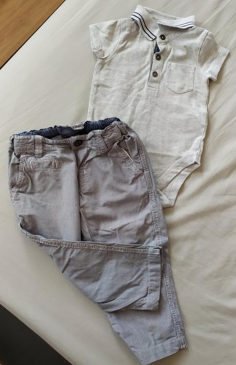 Letné nohavice, h&m,74