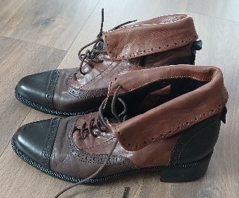 Kožené topánky - 2 spôsoby nosenia, 38