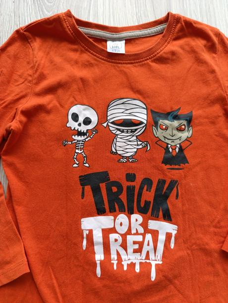 Chlapčenské halloween oranžové tričko, sinsay,116